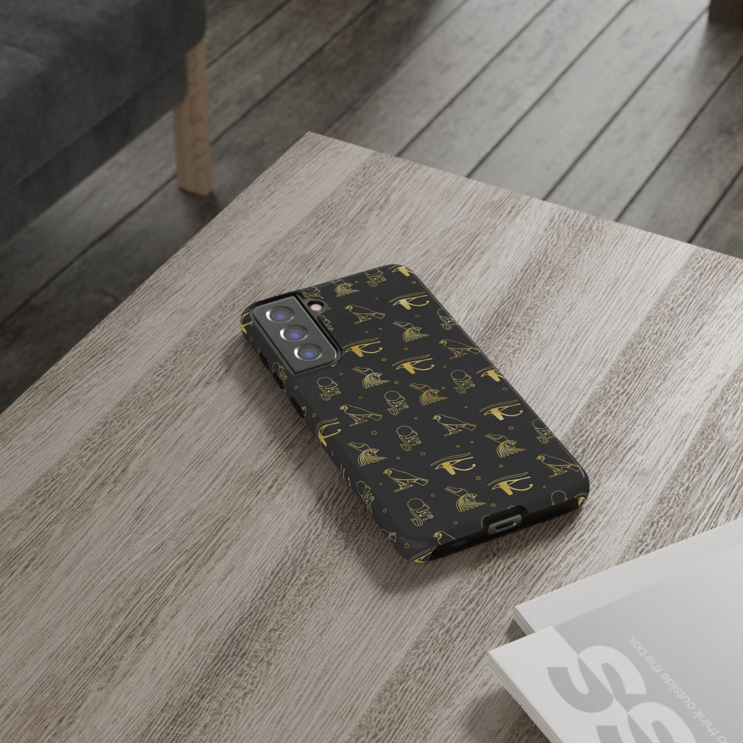 Black Gold Egyptian Samsung Tough Cases | African Samsung Case | Afrocentric Samsung Case | Egyptian Samsung Case