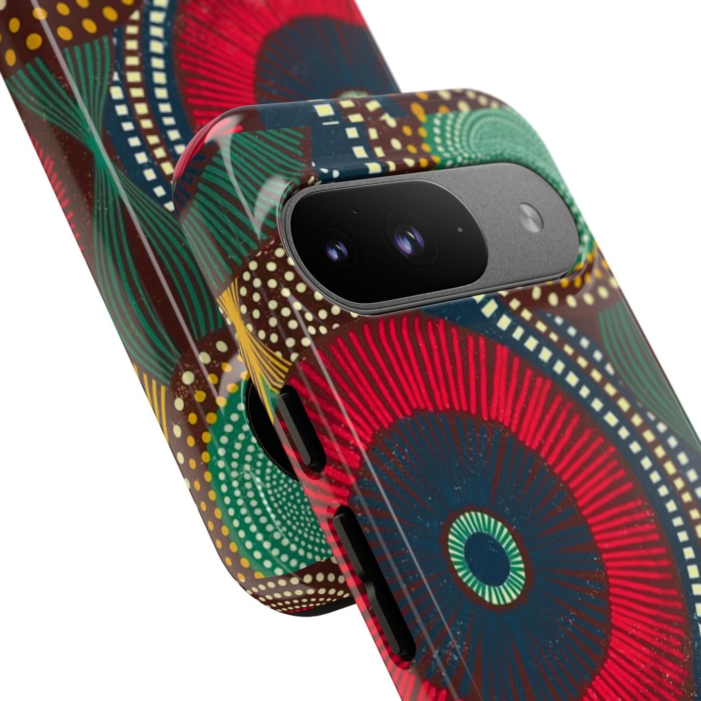 Ankara Pattern Phone Case, Stylish Mobile Cover, Unique Gift for Tech Lovers, Modern Design, Holiday Present
