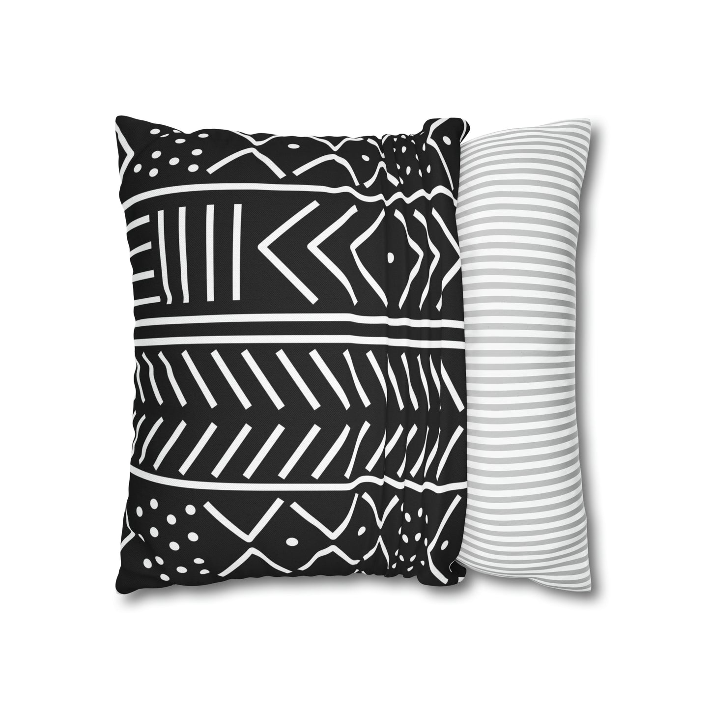 Tribal Square Pillow Case | Afrocentric Pillow Case | Mudcloth Pillow Case