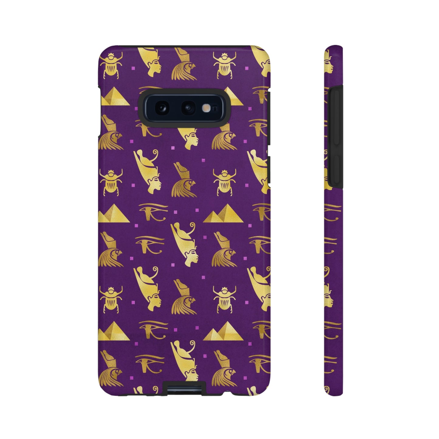 Purple and Gold Egyptian Samsung Tough Cases | African Samsung Case | Afrocentric Samsung Case | Egyptian Samsung Case
