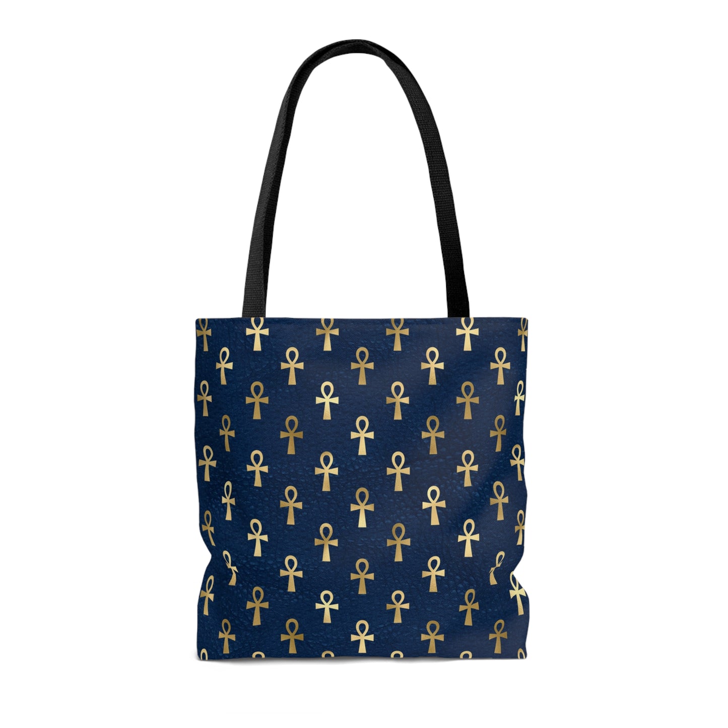 Blue & Gold Ankh Tote Bag