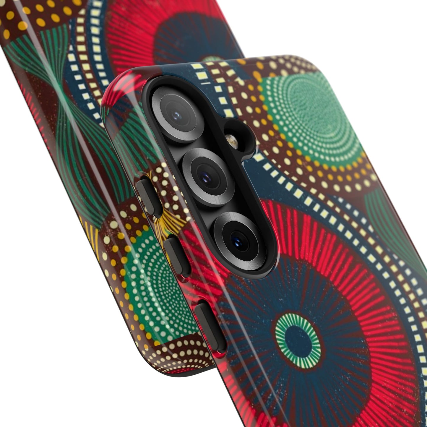 Ankara Pattern Phone Case, Stylish Mobile Cover, Unique Gift for Tech Lovers, Modern Design, Holiday Present