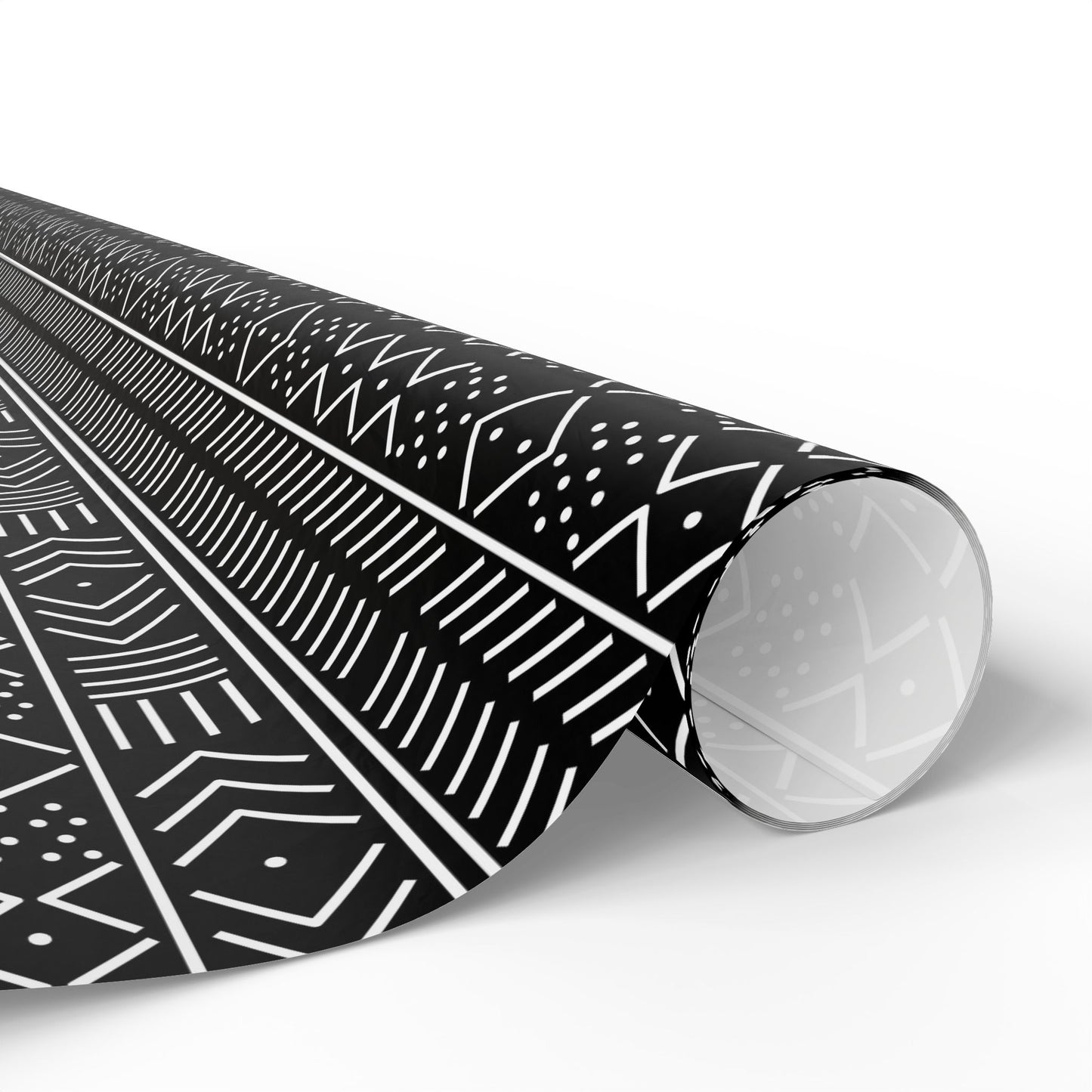 Black and White Mudcloth Wrapping Papers