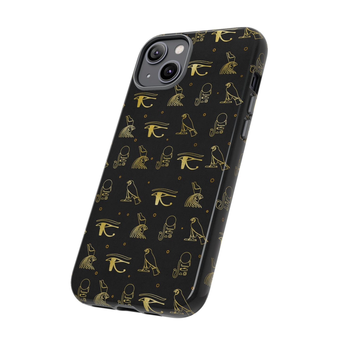 Black Gold Egyptian iPhone Tough Cases | Egyptian iPhone Case | Afrocentric iPhone Case