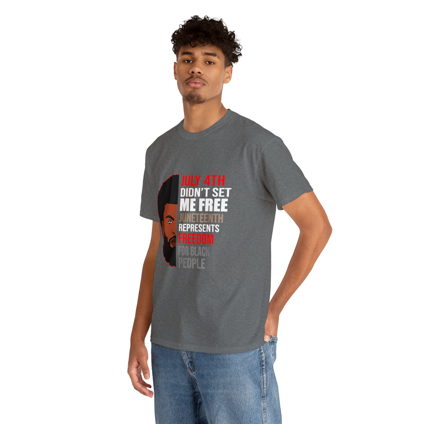 Juneteenth/ July 4th Cotton Tee