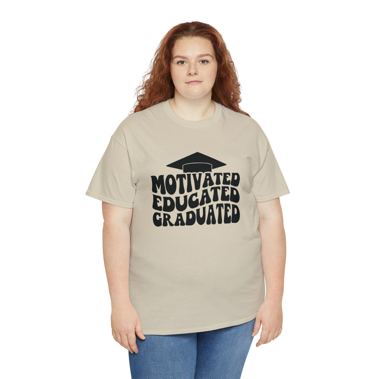 Motivated..Educated..Graduated Cotton Tee