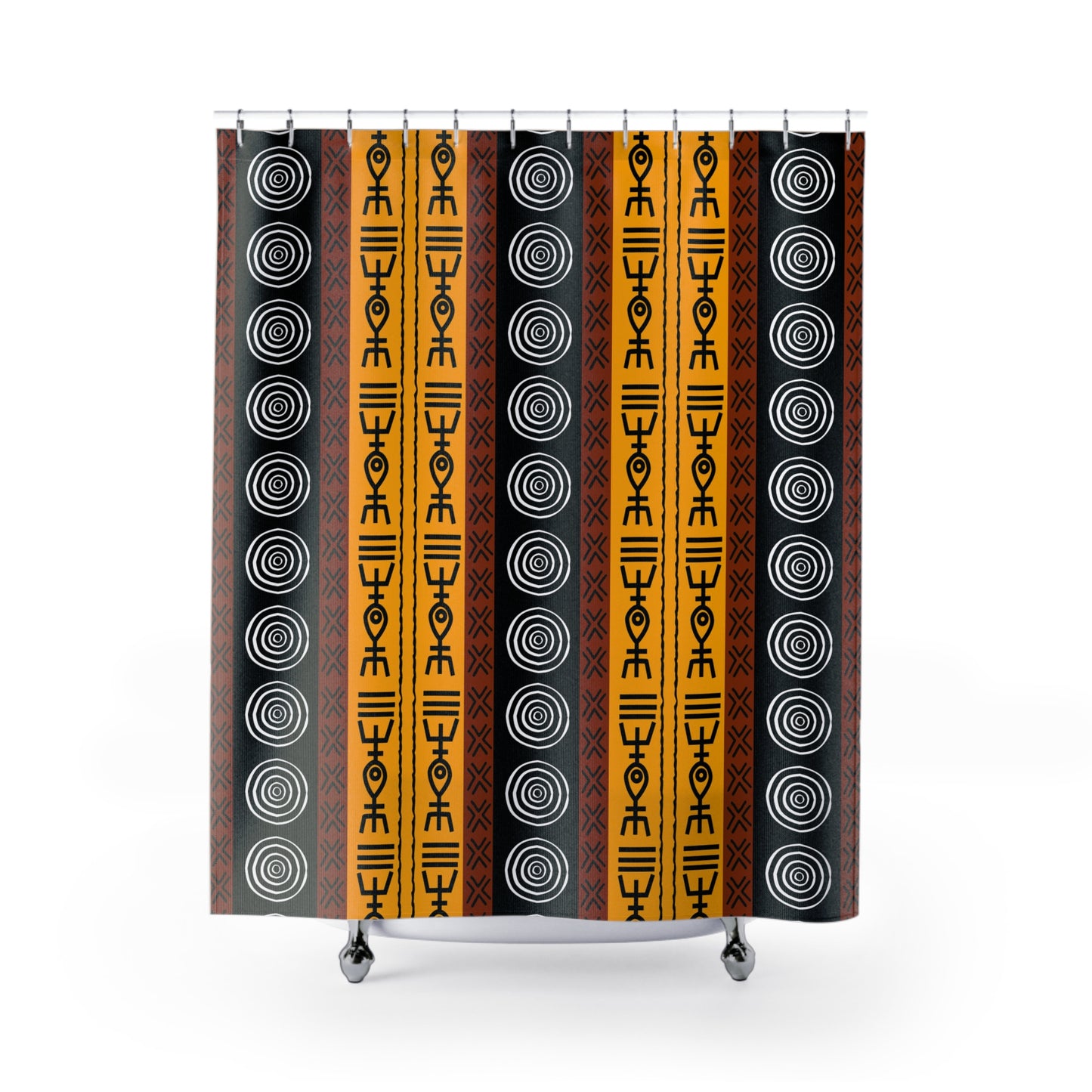 Tribal Mudcloth Design Shower Curtain