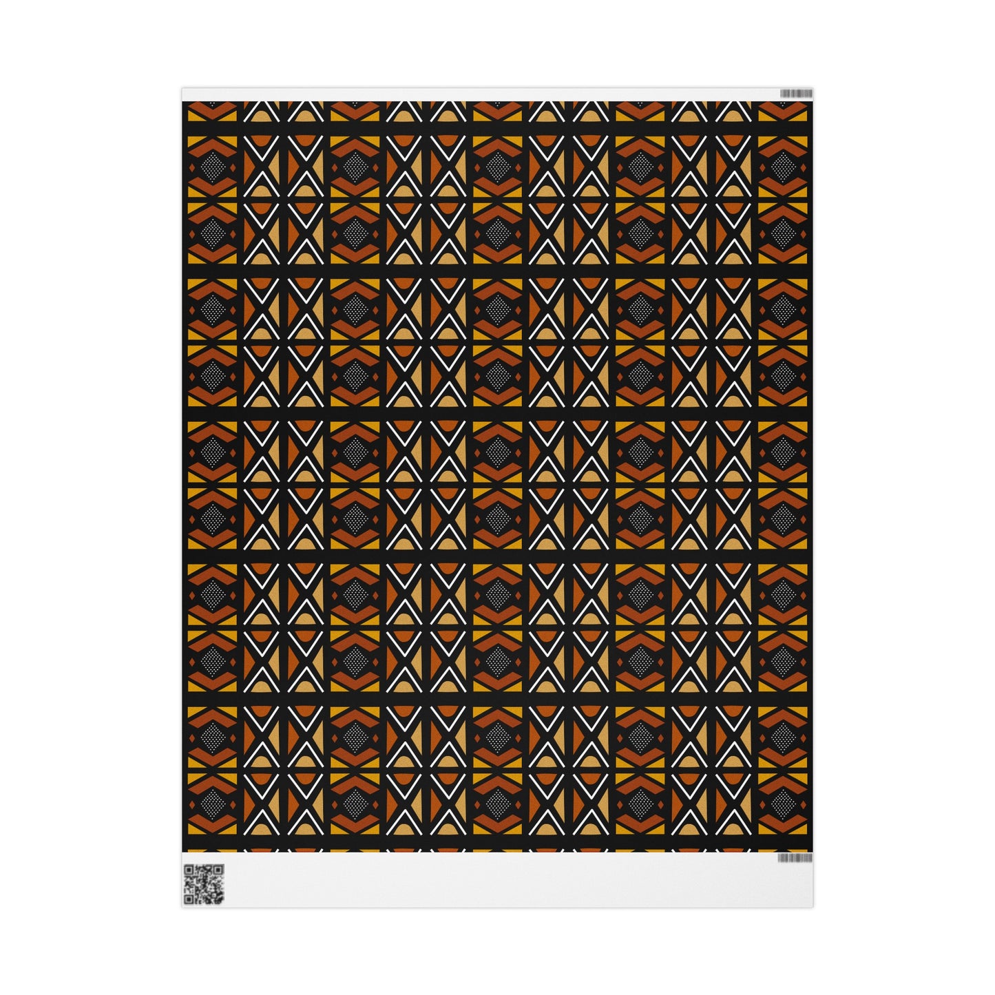 Mudcloth Inspired Wrapping Papers | African Wrapping Paper | Afrocentric Wrapping Paper | Mudcloth Craft Papers