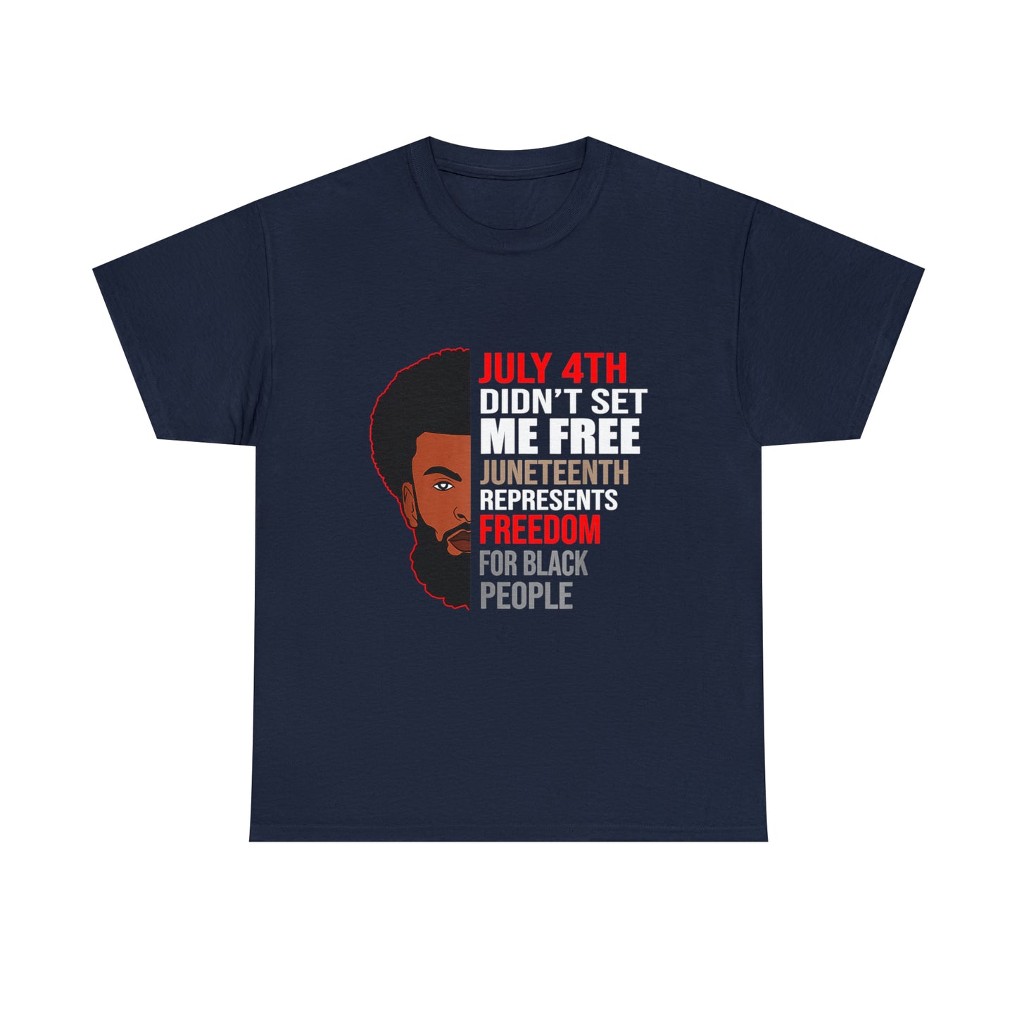 Juneteenth/ July 4th Cotton Tee