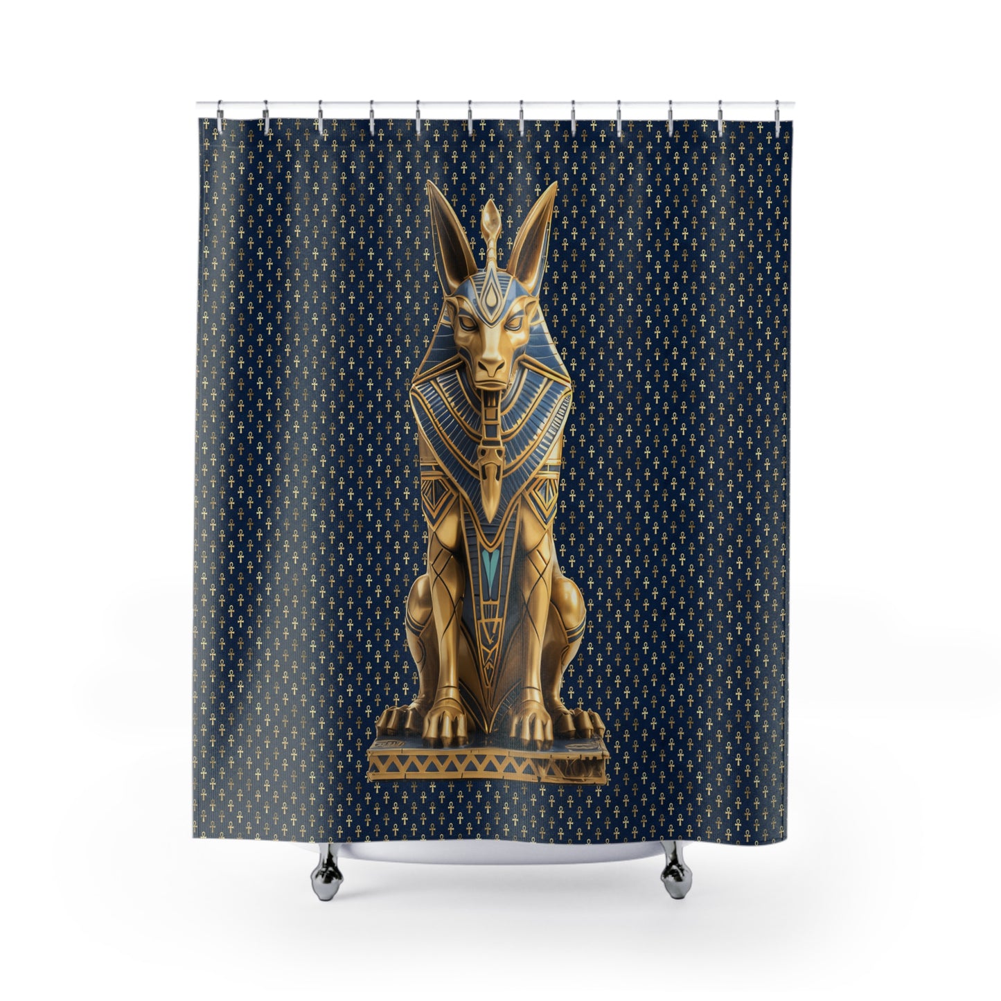 Anubis Egyptian Shower Curtain