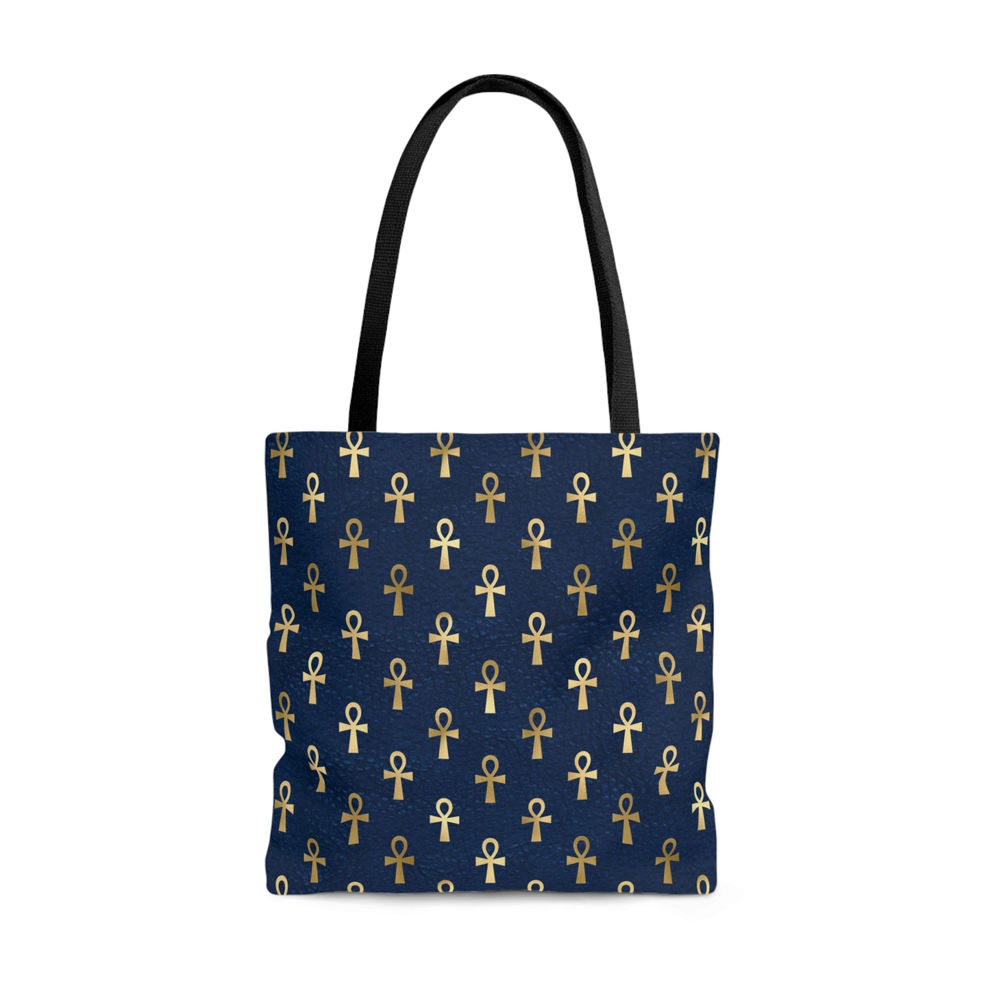 Blue & Gold Ankh Tote Bag