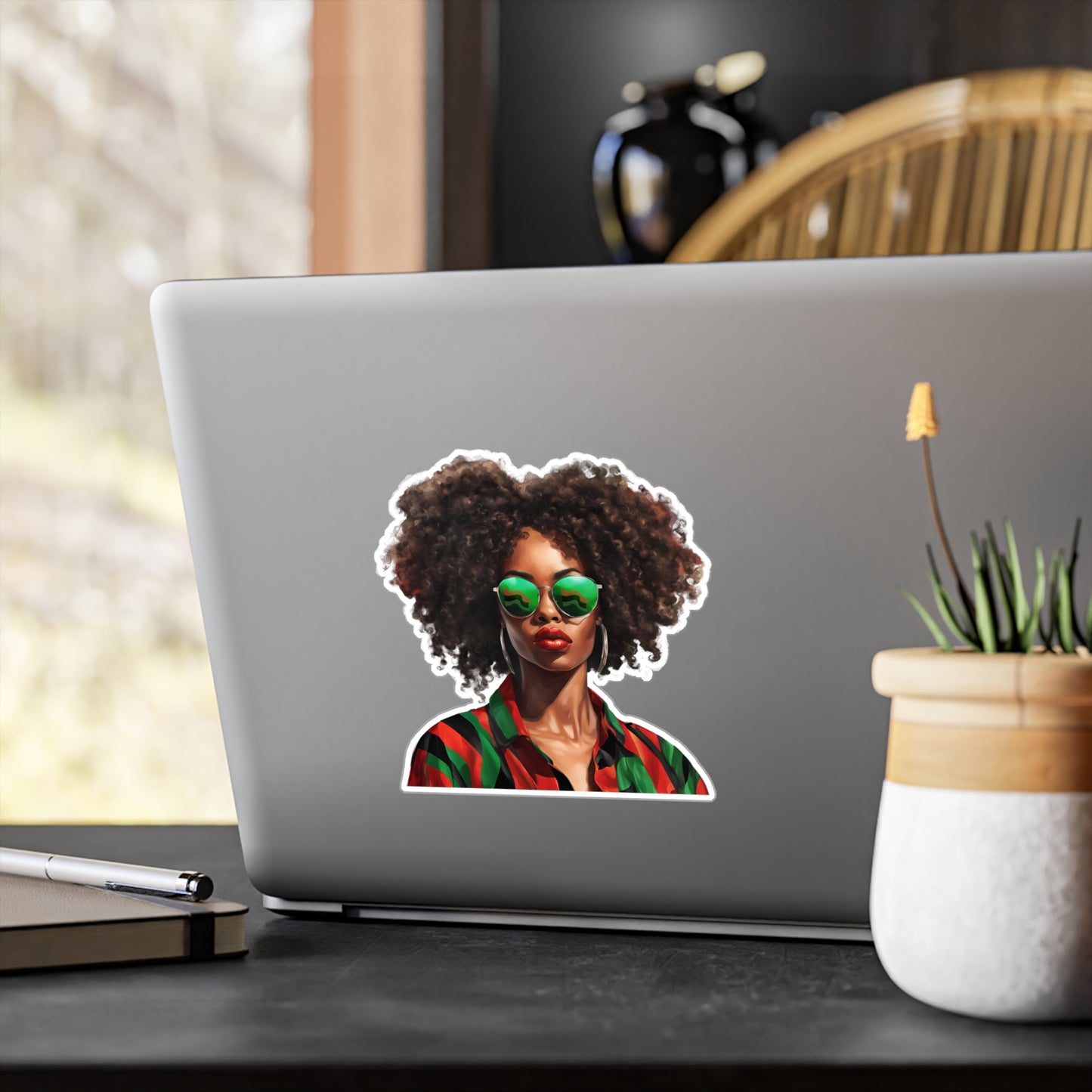 Juneteenth Queen Kiss-Cut Vinyl Decals
