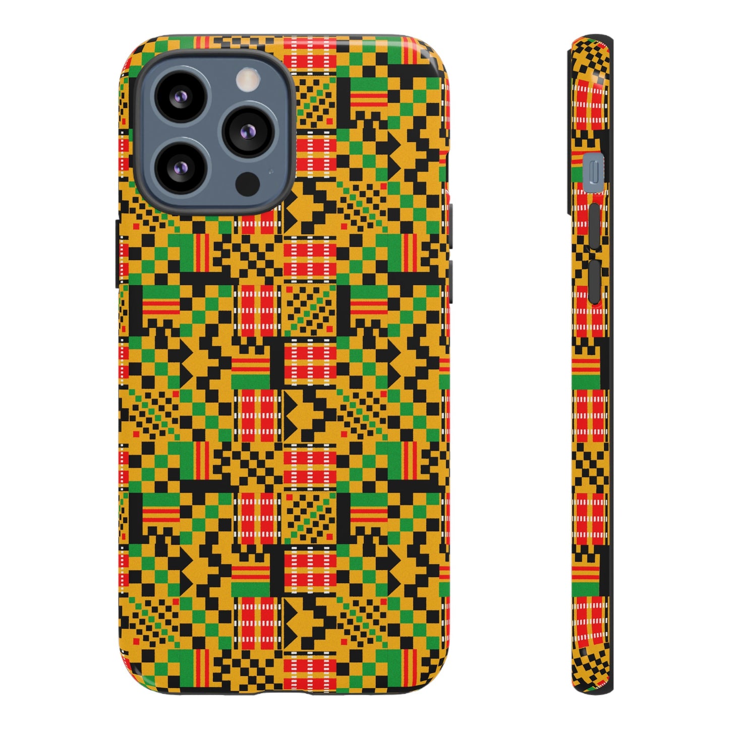 Kente Pattern iPhone Tough Cases | African iPhone Case | Afrocentric iPhone Case
