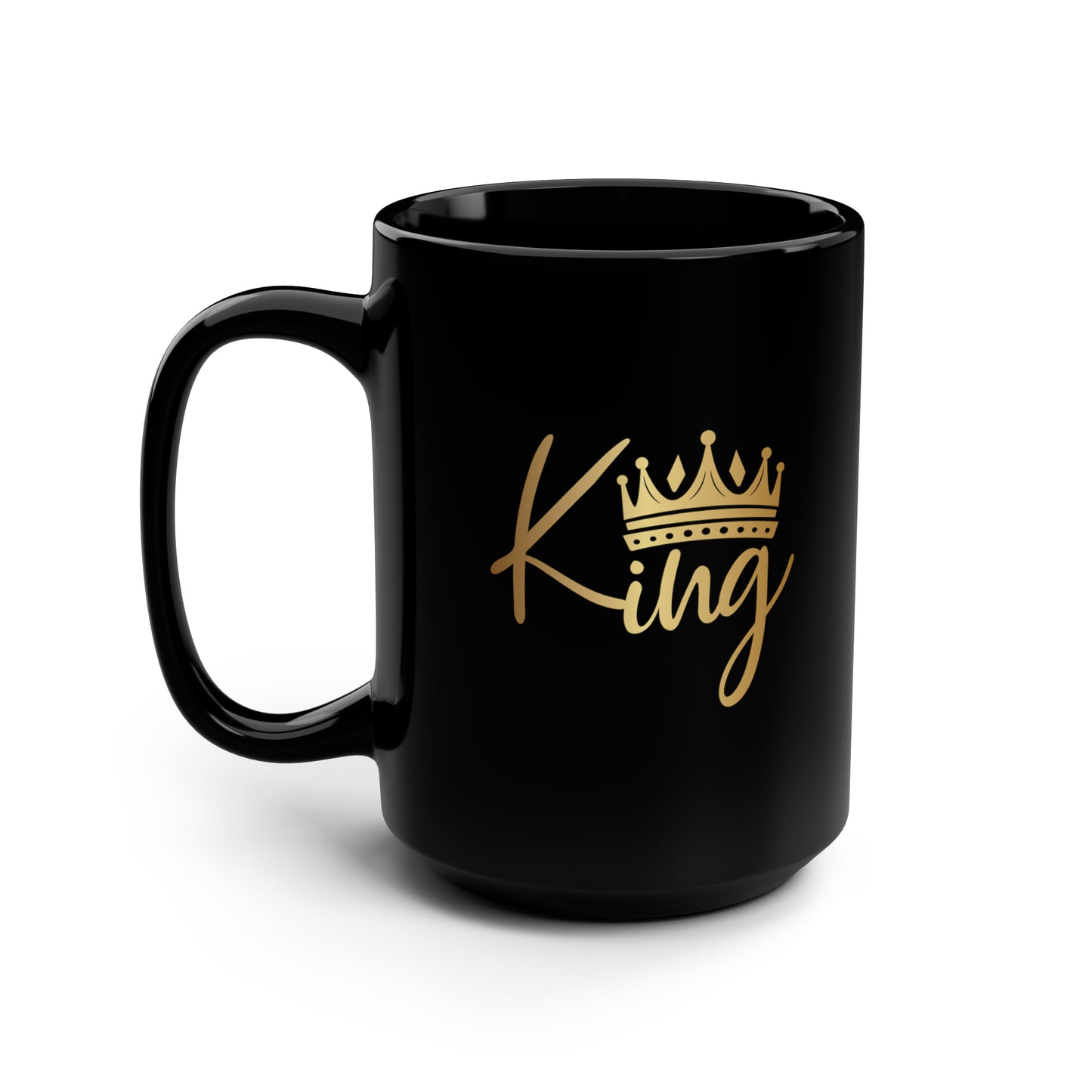 Black King Mug, 15oz
