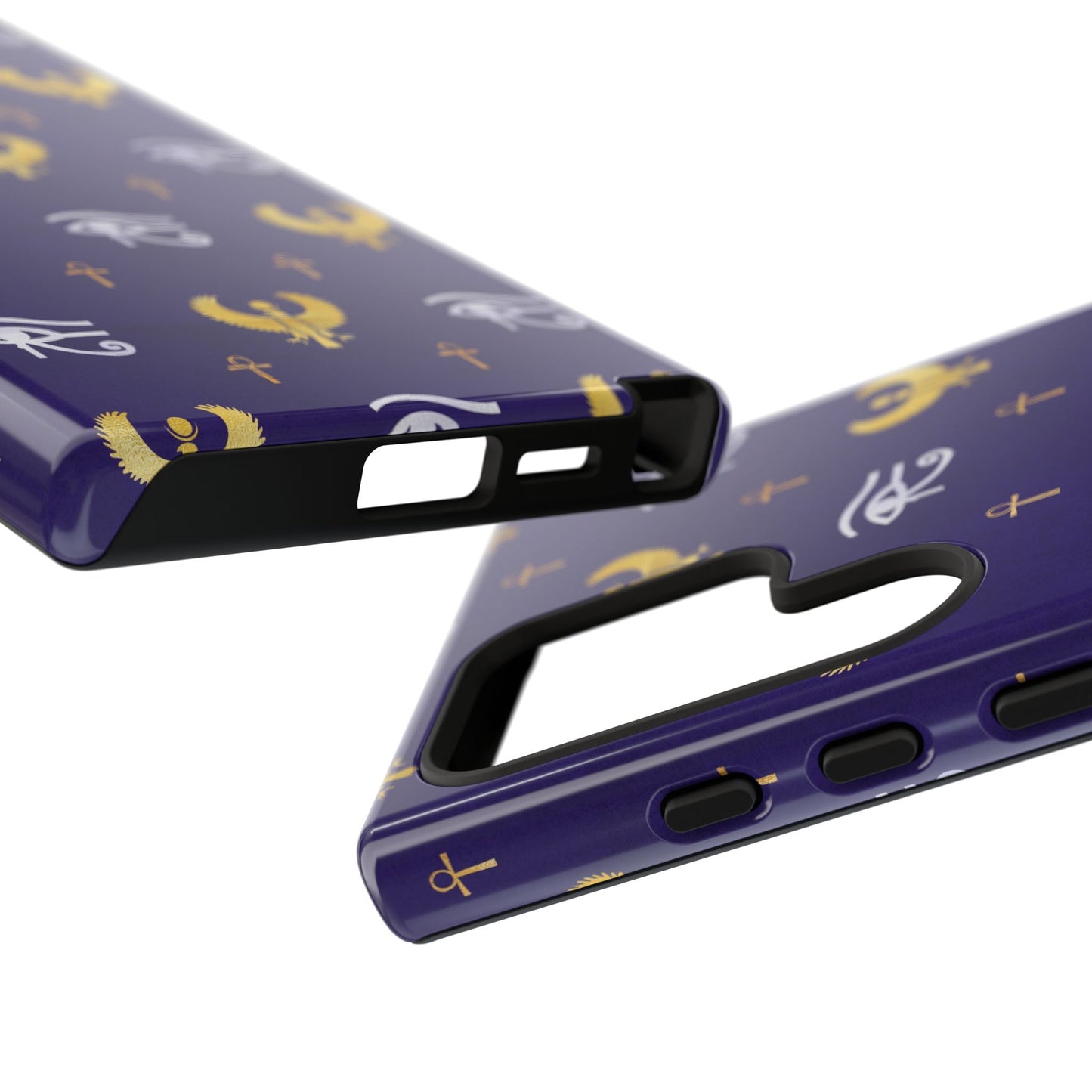 Blue Gold Egyptian Samsung Tough Cases | African Samsung Case | Afrocentric Samsung Case | Egyptian Samsung Case