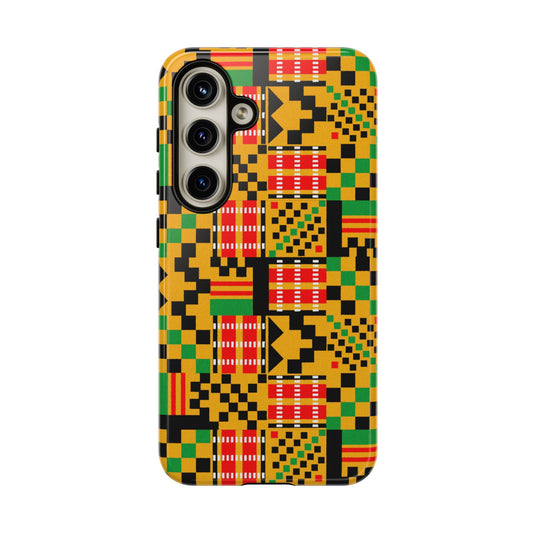 Samsung Kente Tough Cases | African Samsung Case | Afrocentric Samsung Case | Ankara Samsung Phone Case