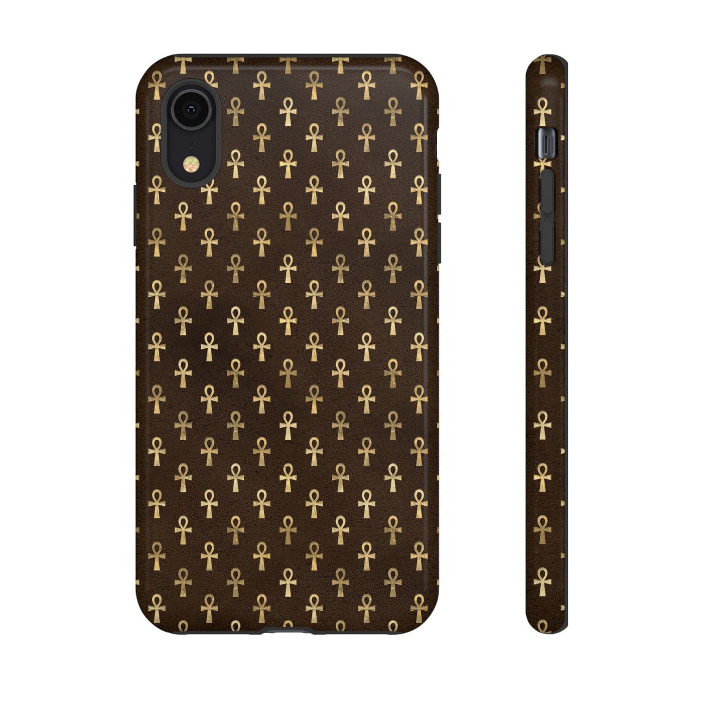 Brown Ankh iPhone Tough Cases | Egyptian iPhone Case | Ankh iPhone Case