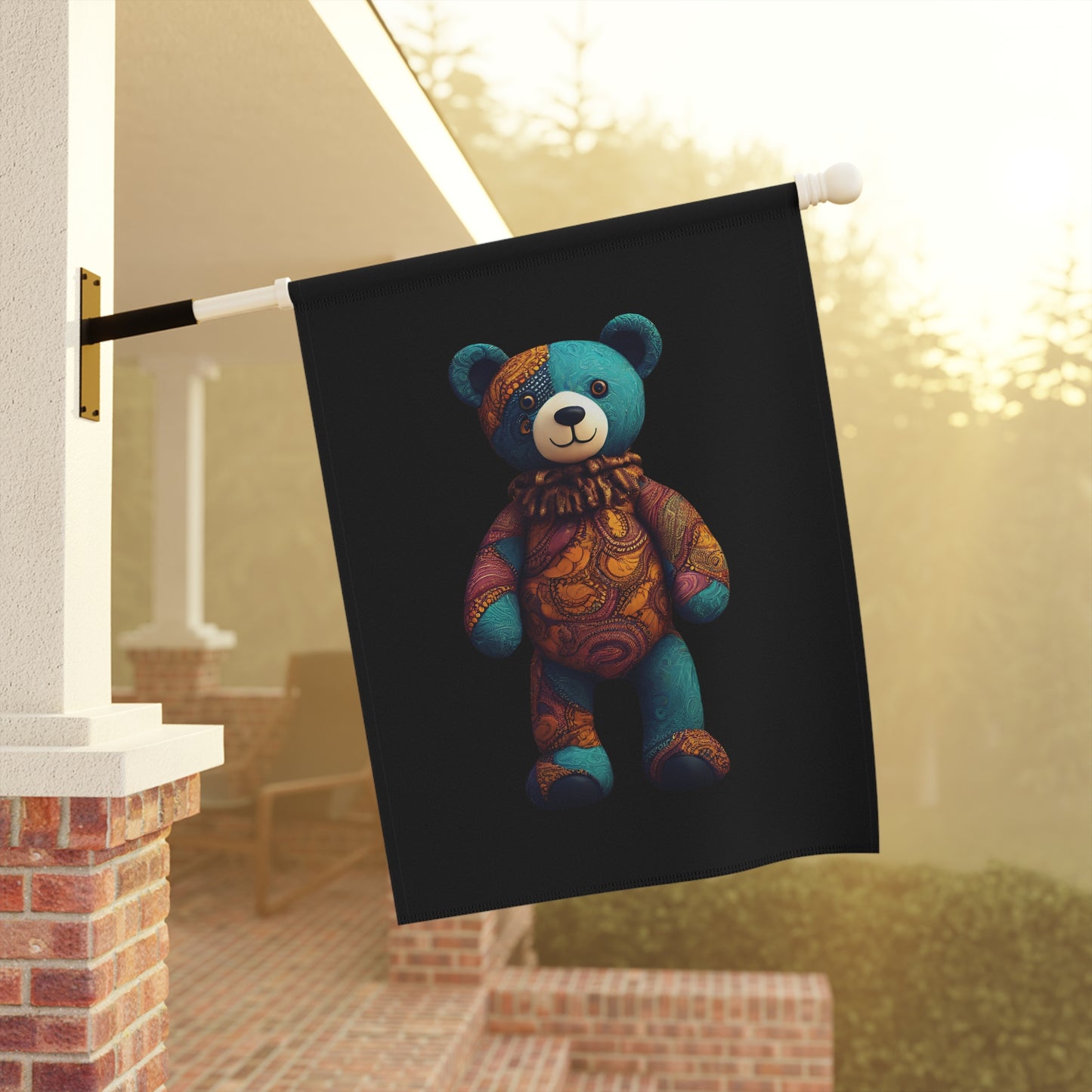 Ankara Bear Flag | House Banner | Black Gifts | Yard Gifts | Yard Flag