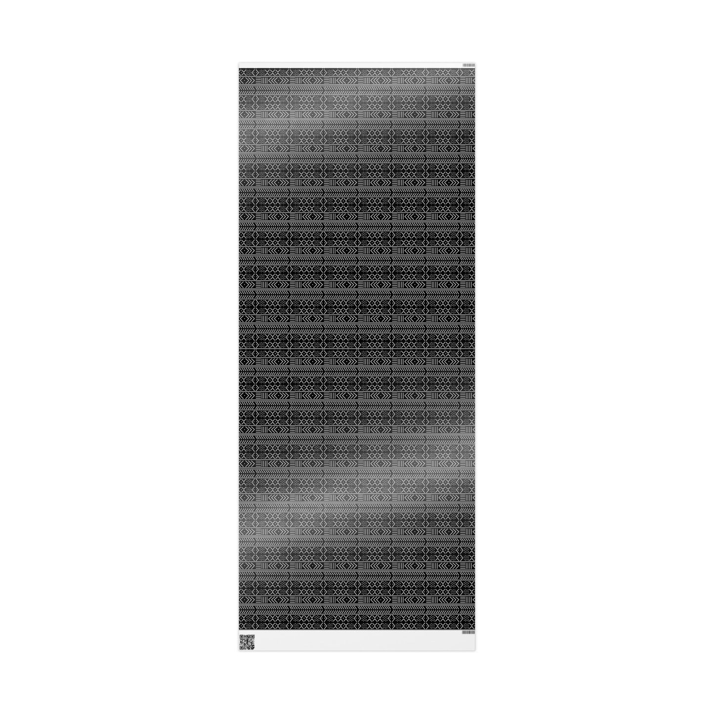 Black and White Mudcloth Wrapping Papers