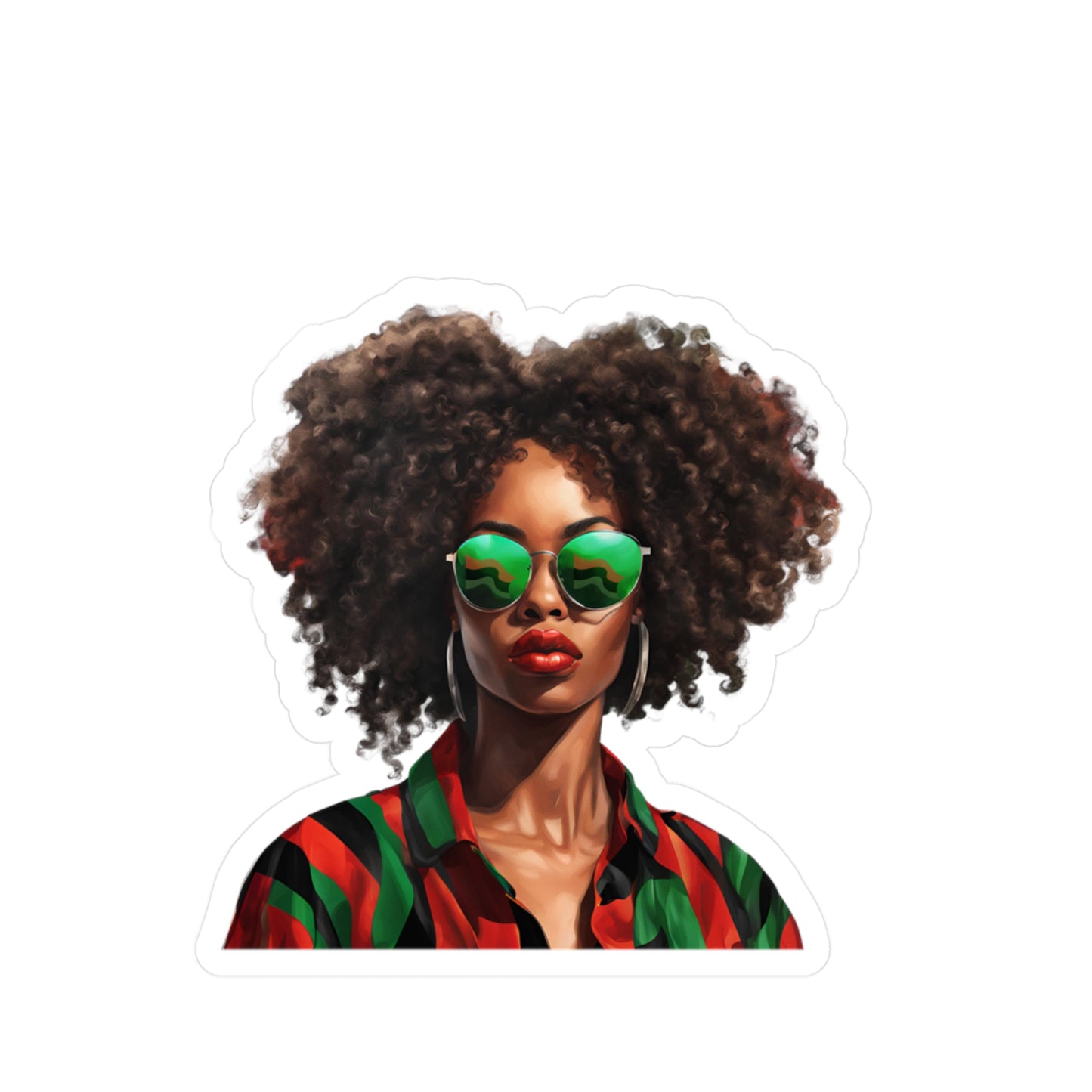 Juneteenth Queen Kiss-Cut Vinyl Decals