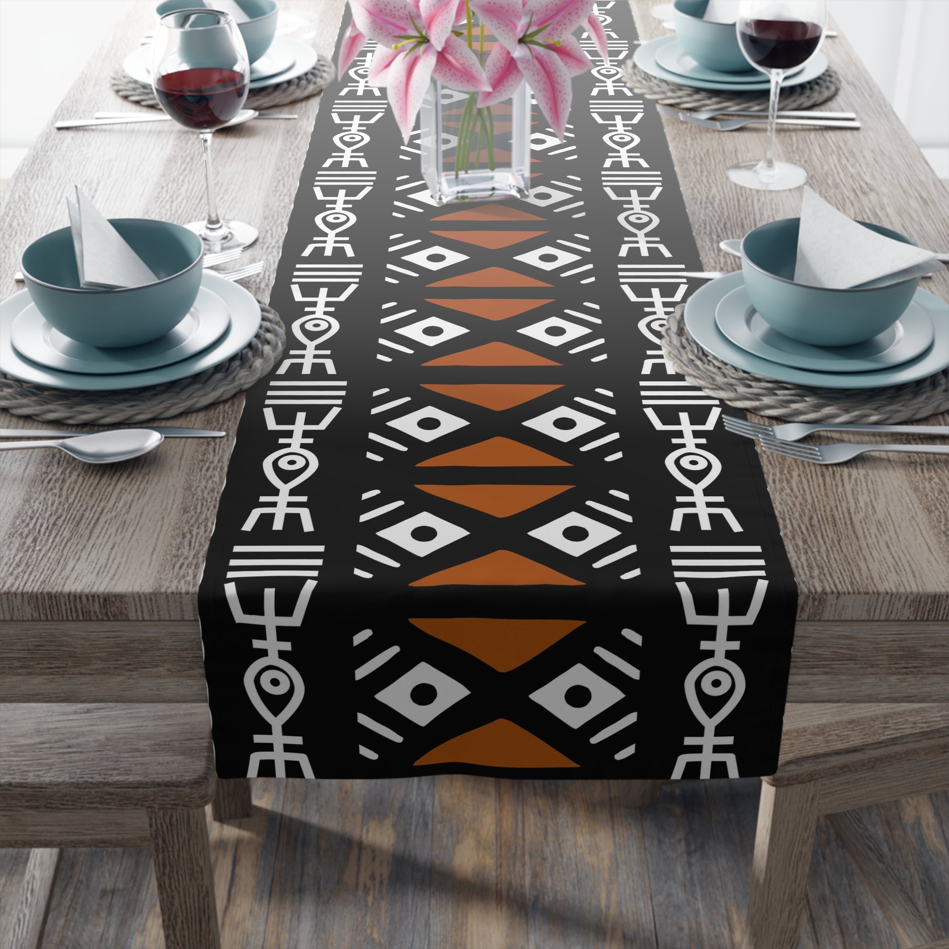 Mudcloth Design II Table Runner