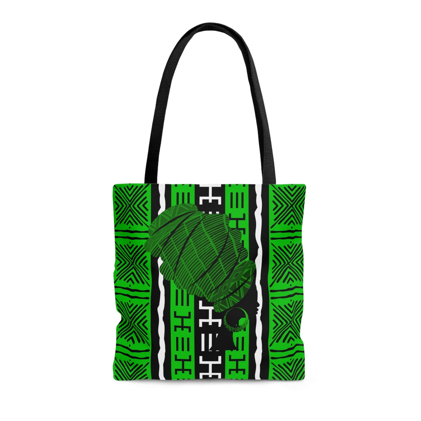Green Mudcloth  Tote Bag