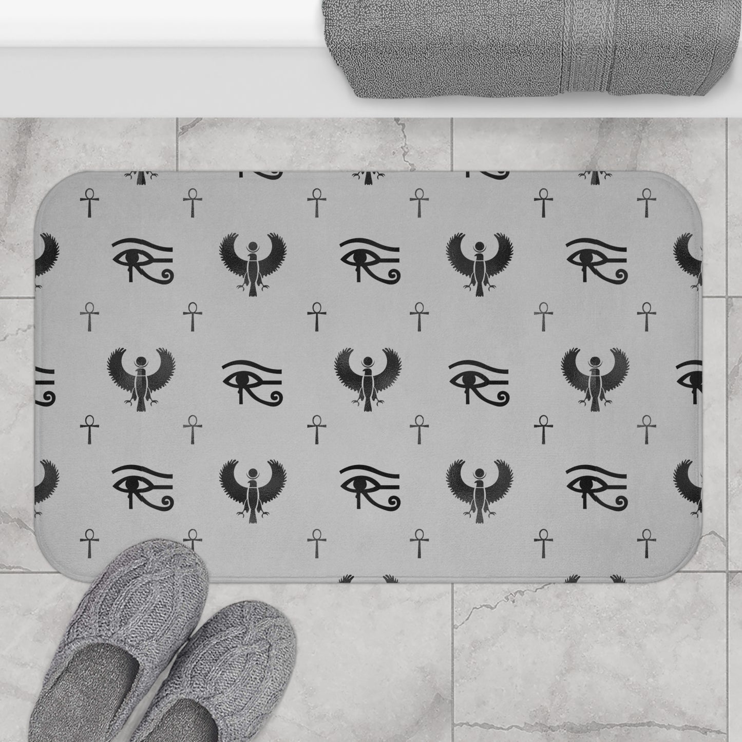 Grey Egyptian Bath Mat