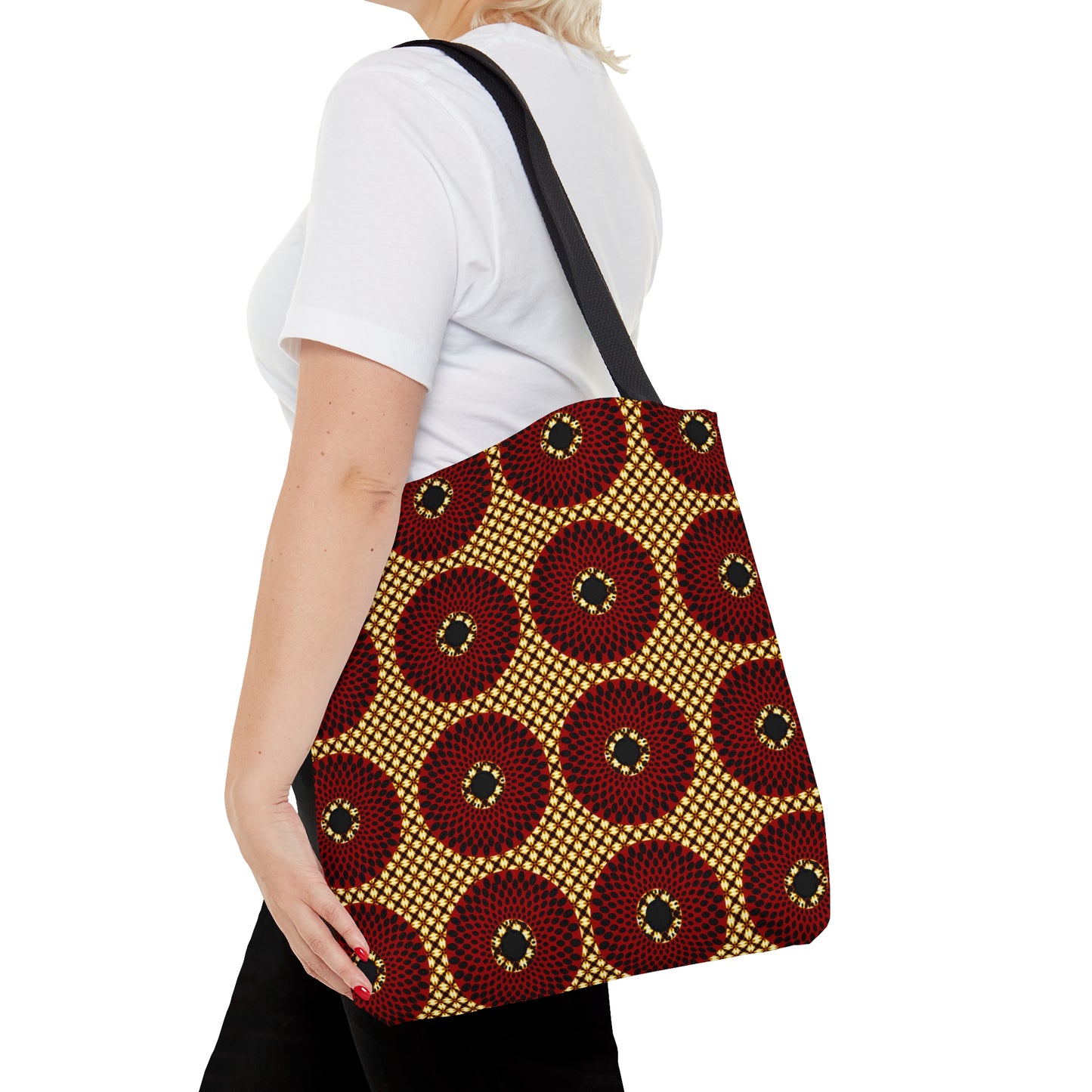 Ankara Circles Tote Bag