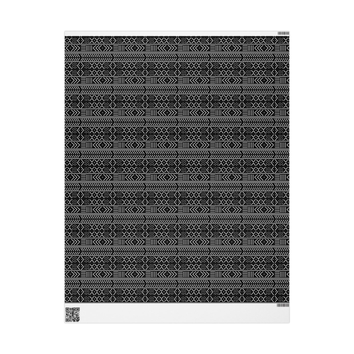 Black and White Mudcloth Wrapping Papers