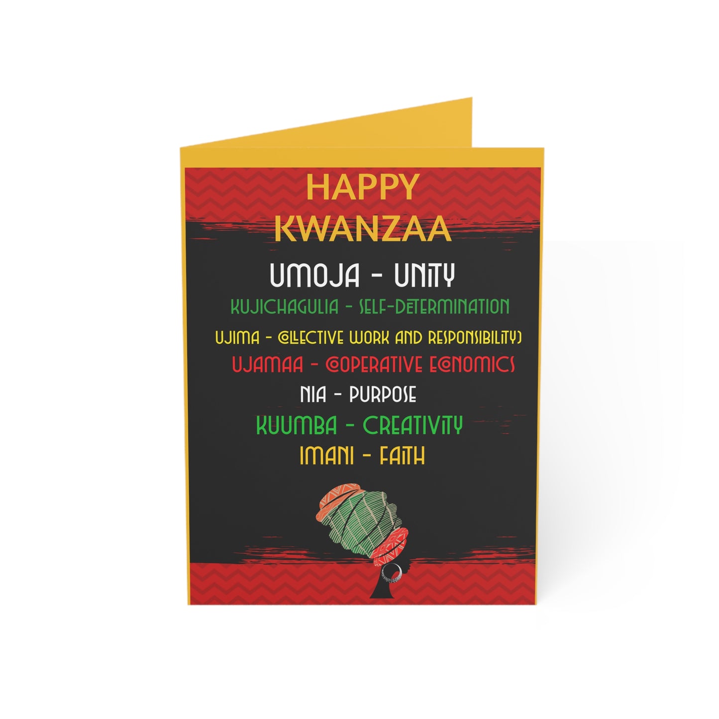 Kwanzaa Greeting Cards (1, 10, 30, and 50pcs)