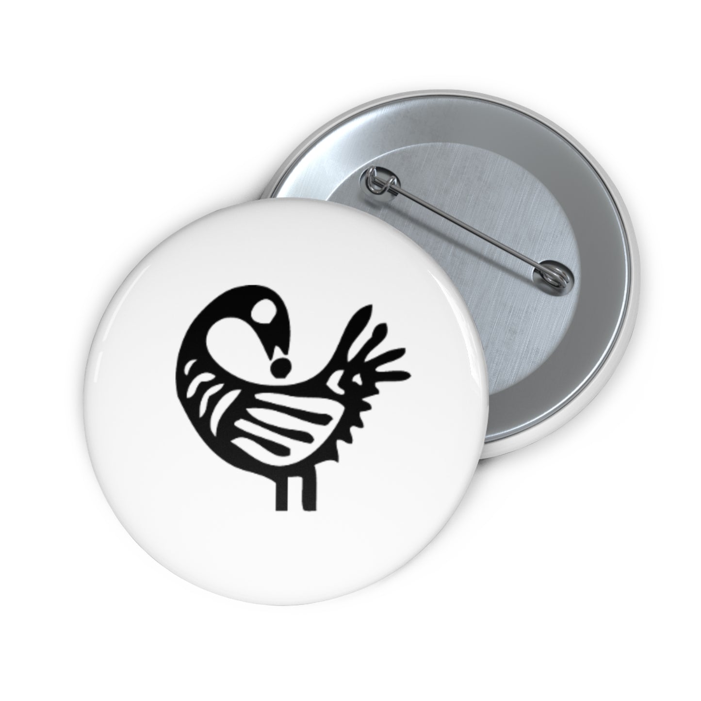 Pin Buttons - Sankofa Design | Unique African Accessories & Gifts