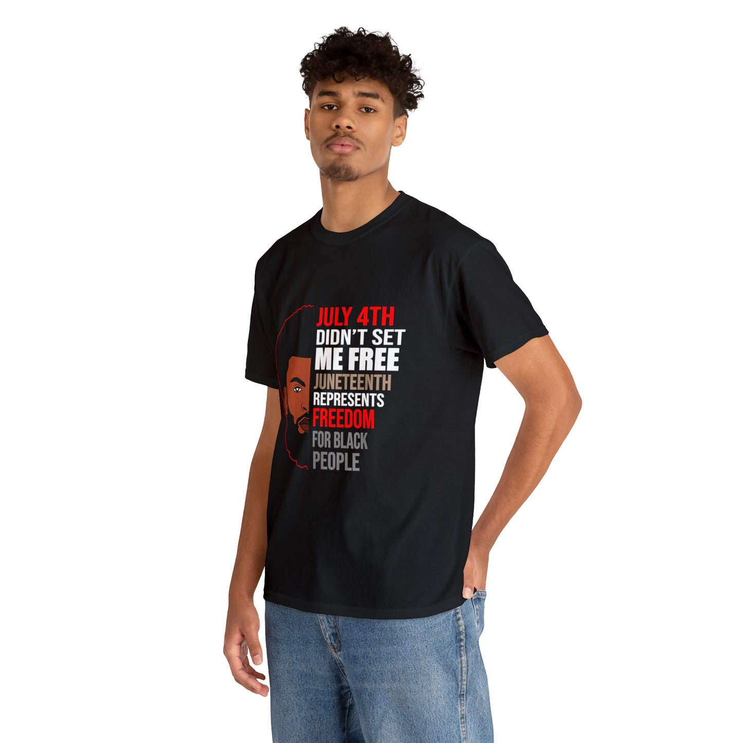 Juneteenth/ July 4th Cotton Tee