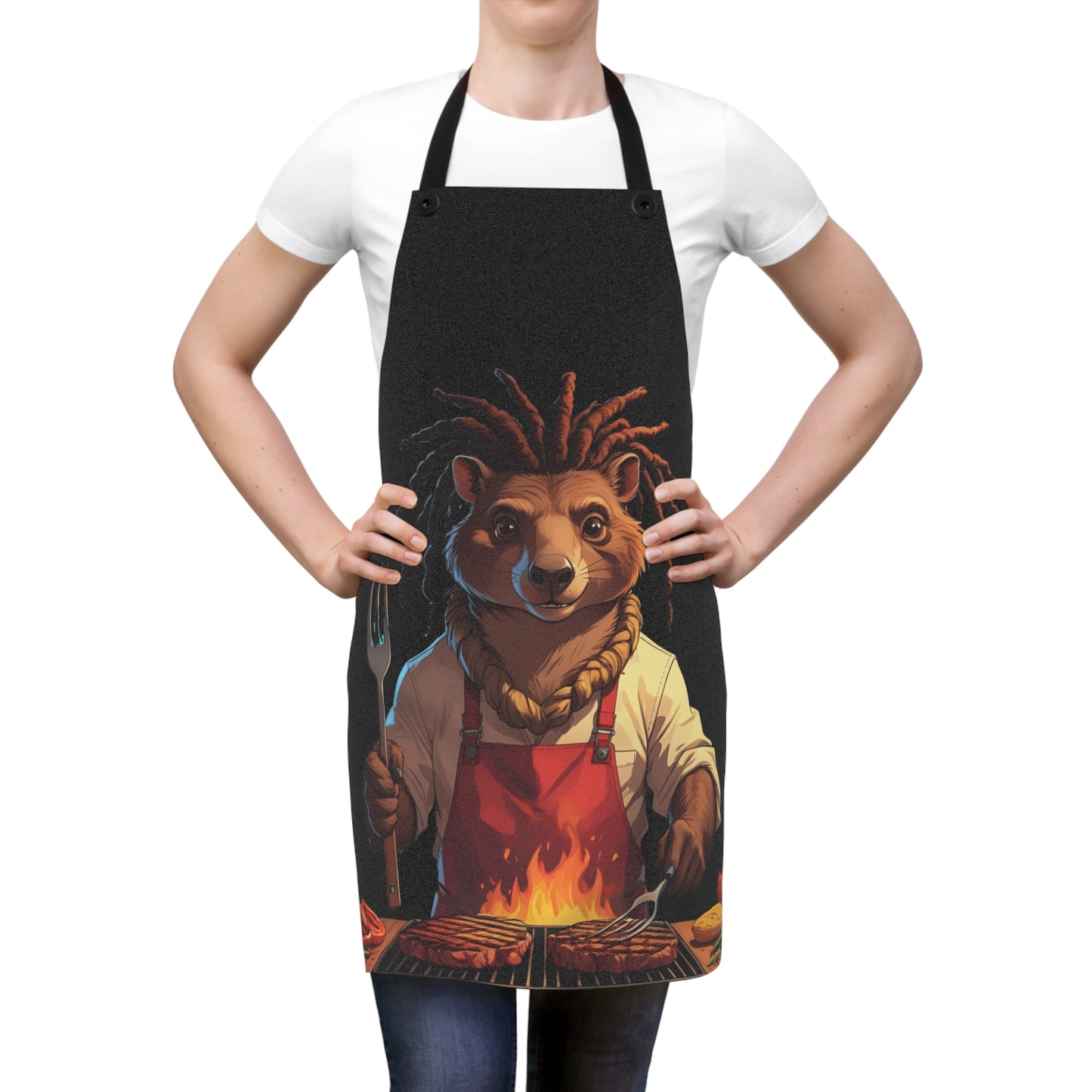 Apron - Carnivorous Marsupial with Dreadlocks (Personalize It)
