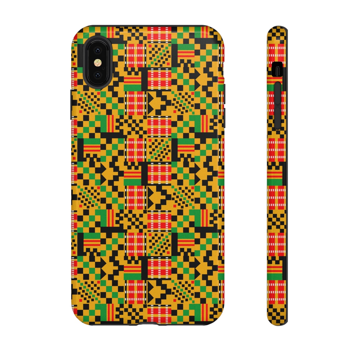 Kente Pattern iPhone Tough Cases | African iPhone Case | Afrocentric iPhone Case