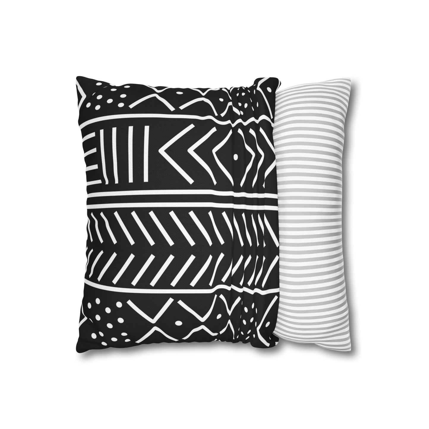 Tribal Square Pillow Case | Afrocentric Pillow Case | Mudcloth Pillow Case