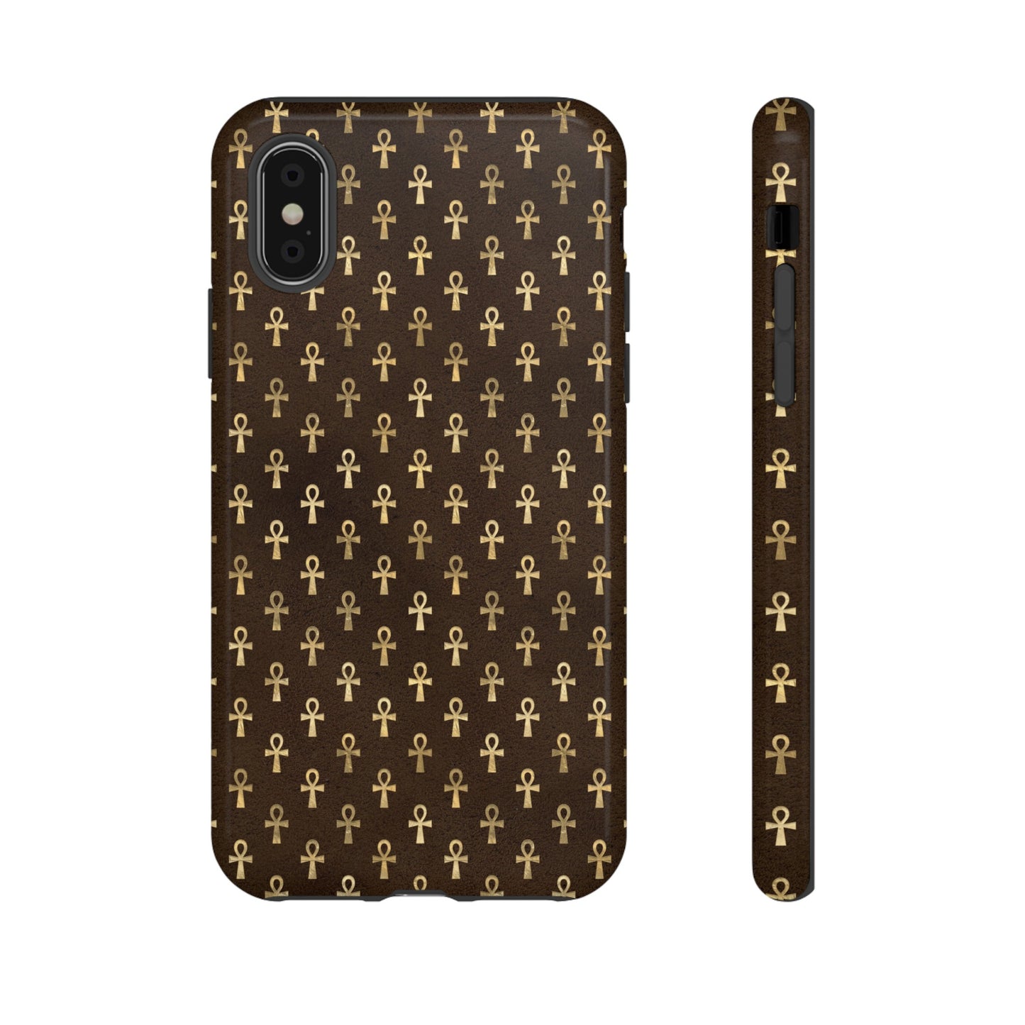 Brown Ankh iPhone Tough Cases | Egyptian iPhone Case | Ankh iPhone Case