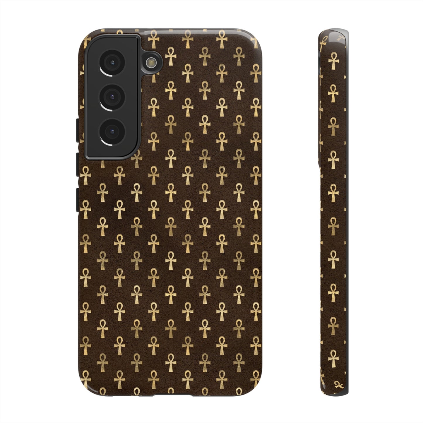 Brown Ankh Samsung Tough Cases | Egyptian Samsung Case | Ankh Samsung Case