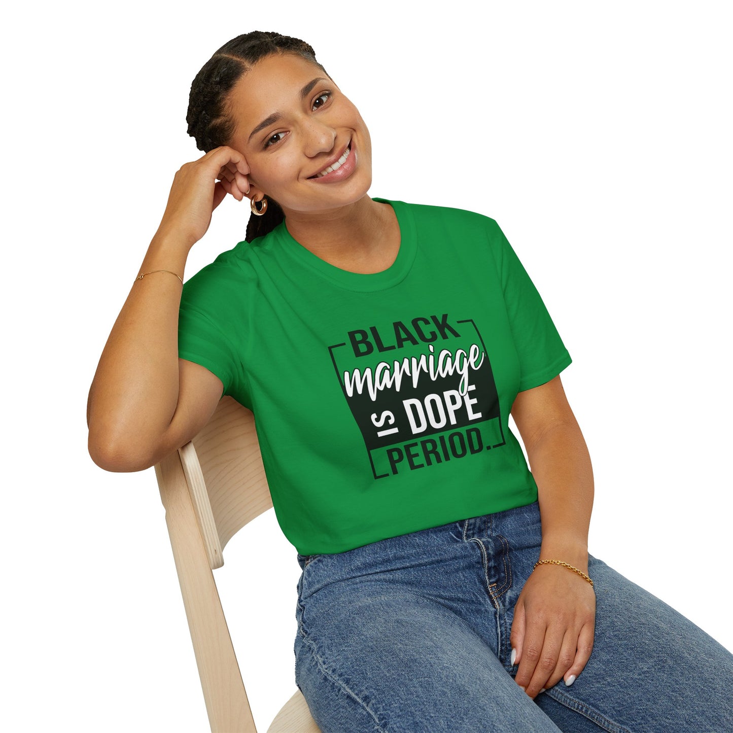Black Marriage is Dope Unisex Soft T-Shirt