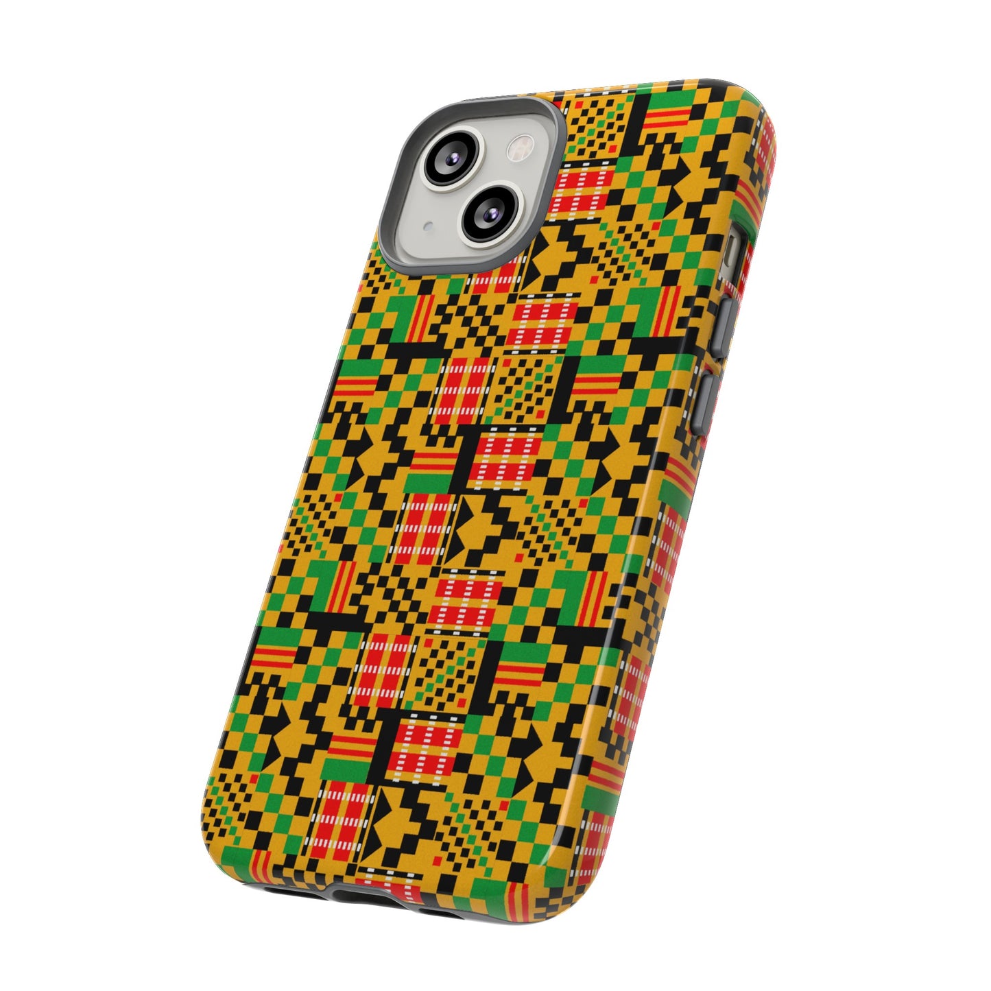 Kente Pattern iPhone Tough Cases | African iPhone Case | Afrocentric iPhone Case