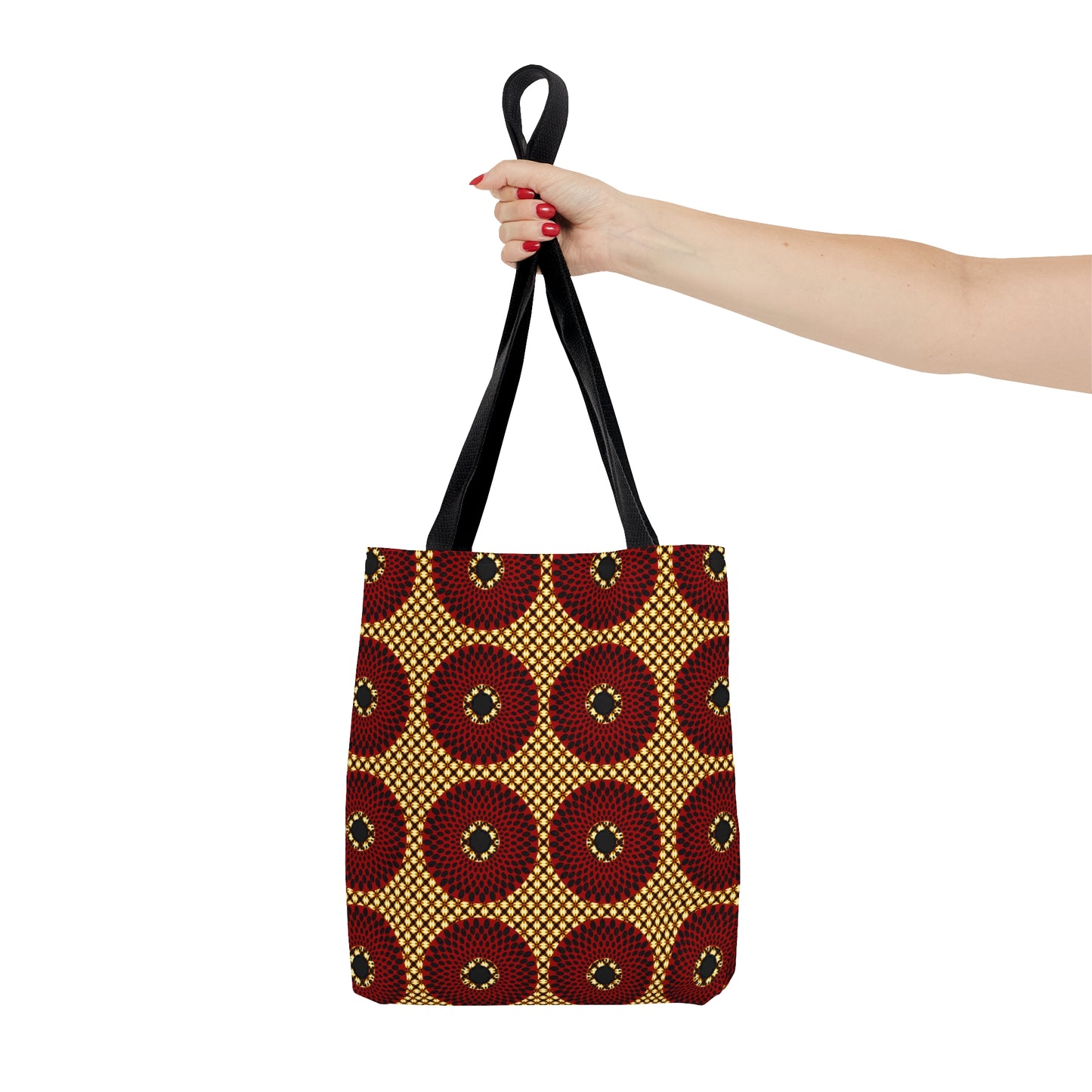 Ankara Circles Tote Bag