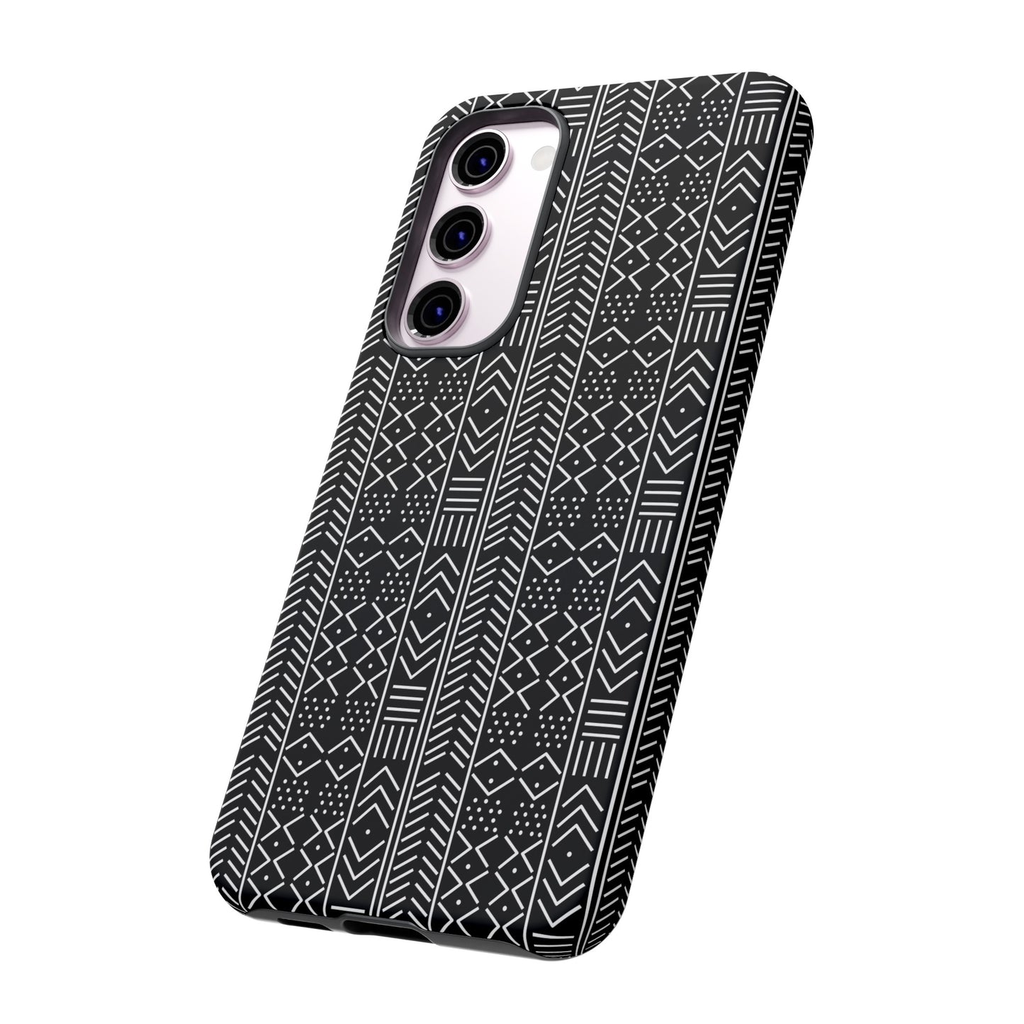 Black & White Mudcloth Samsung Tough Cases | African Samsung Case | Afrocentric Samsung Case