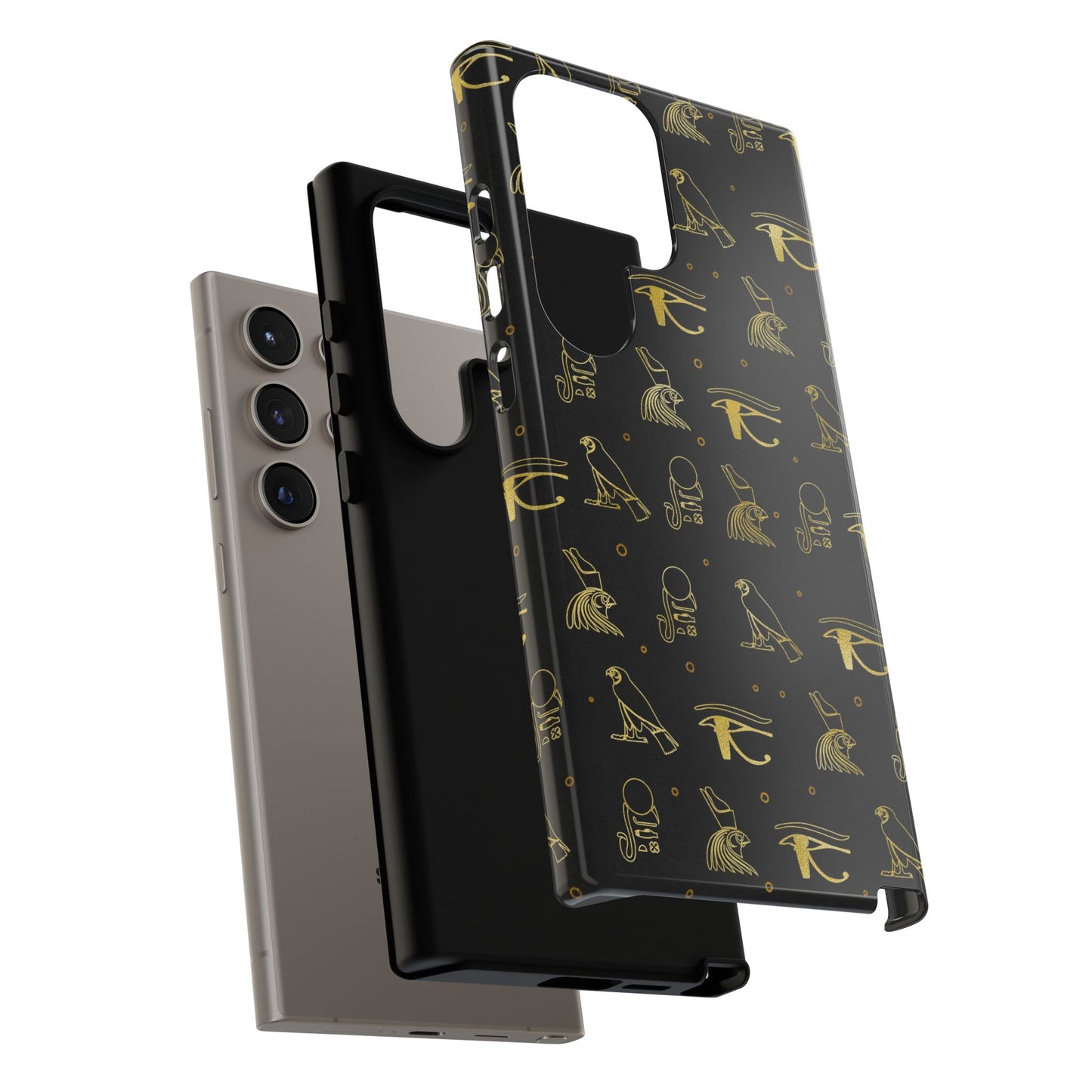 Black Gold Egyptian Samsung Tough Cases | African Samsung Case | Afrocentric Samsung Case | Egyptian Samsung Case
