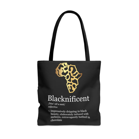 Blacknificent Tote Bag (Add Your Name!)