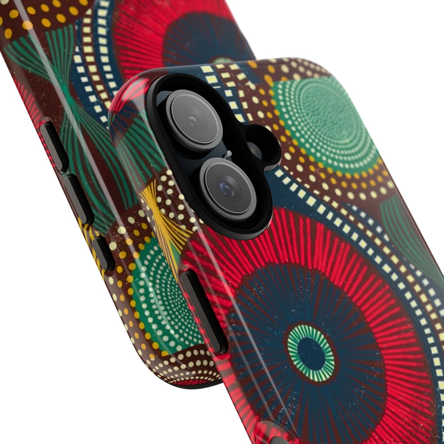 Ankara Pattern Phone Case, Stylish Mobile Cover, Unique Gift for Tech Lovers, Modern Design, Holiday Present
