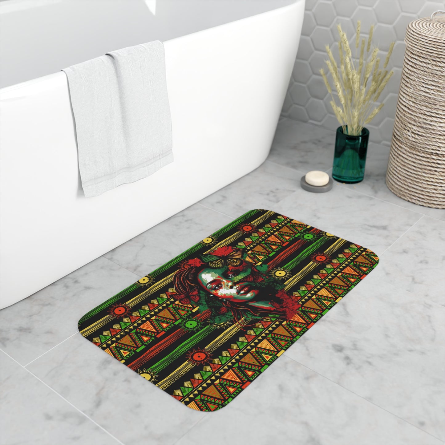 RBG Queen 2 Memory Foam Bath Mat