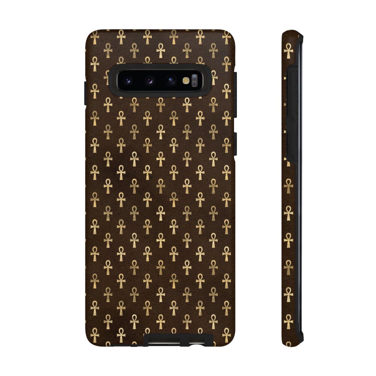 Brown Ankh Samsung Tough Cases | Egyptian Samsung Case | Ankh Samsung Case