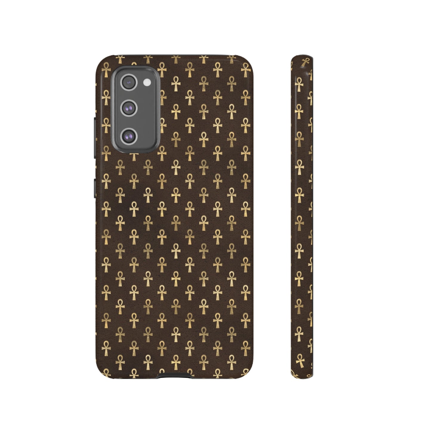 Brown Ankh Samsung Tough Cases | Egyptian Samsung Case | Ankh Samsung Case