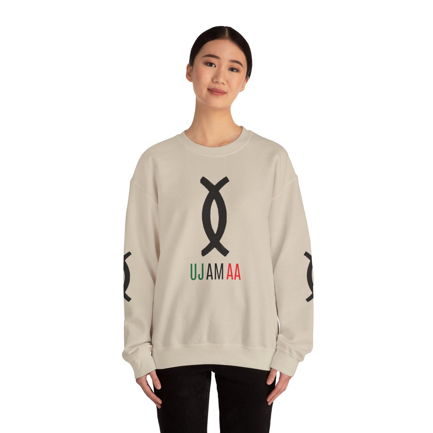 Ujamaa Kwanzaa Symbol Crewneck Sweatshirt
