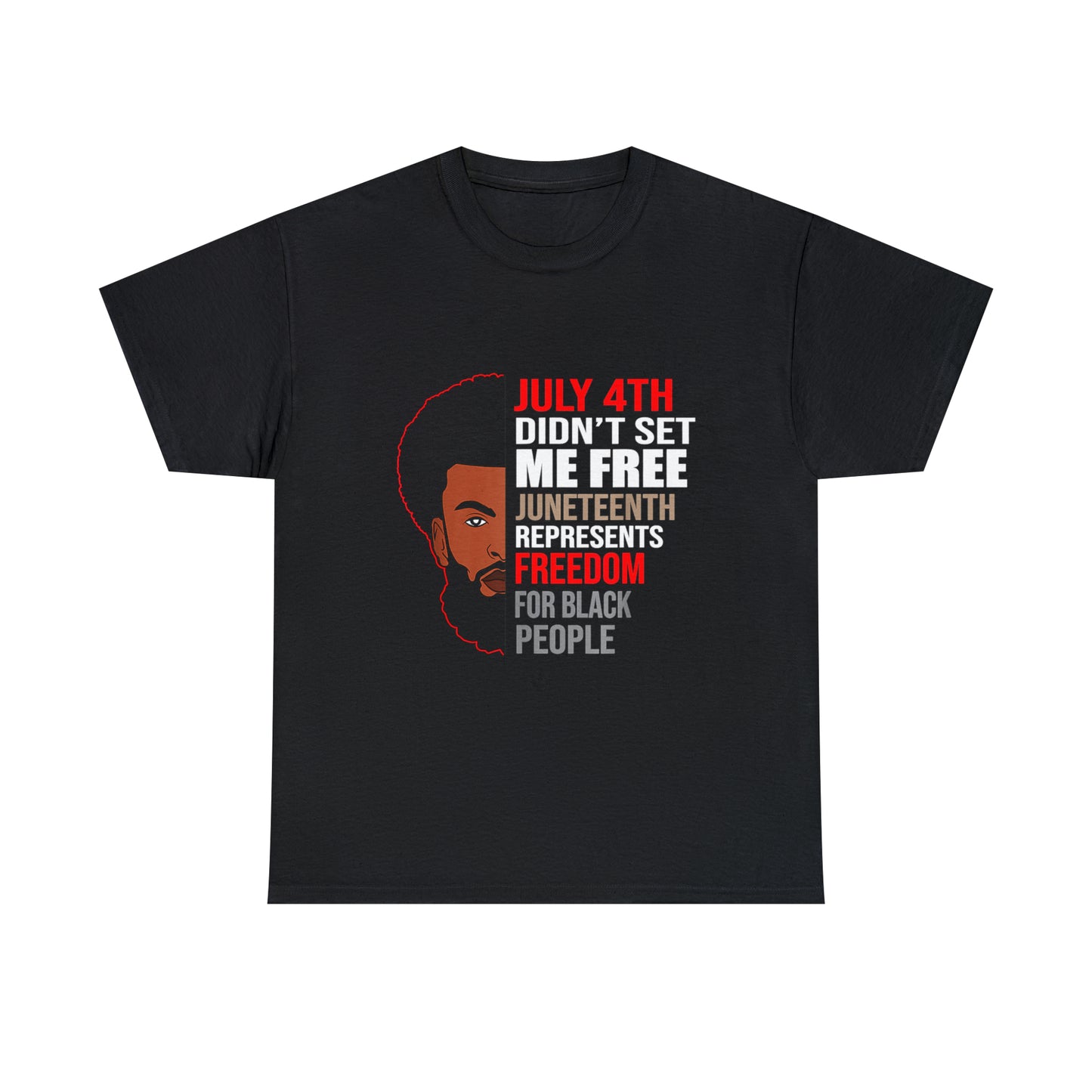 Juneteenth/ July 4th Cotton Tee