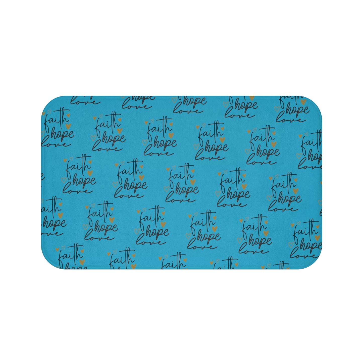 Faith Hope Love Bath Mat